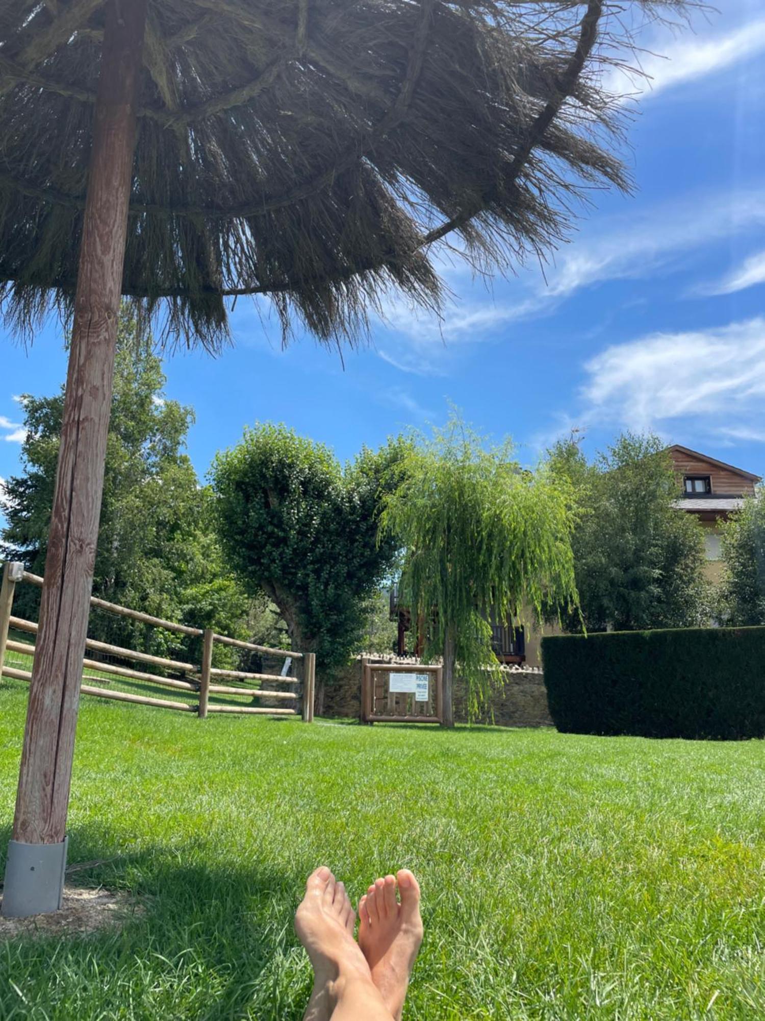 Apartamento Renovado Con Jardin Privado, Parking ,Wifi Y Piscina Osséja Buitenkant foto